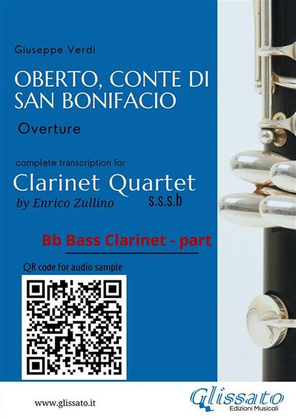 Oberto, Conte di San Bonifacio. Clarinet Quartet. Score. Overture. Partitura - Giuseppe Verdi - ebook