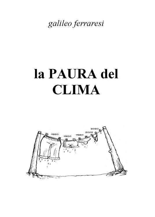 La paura del clima - Galileo Ferraresi - copertina