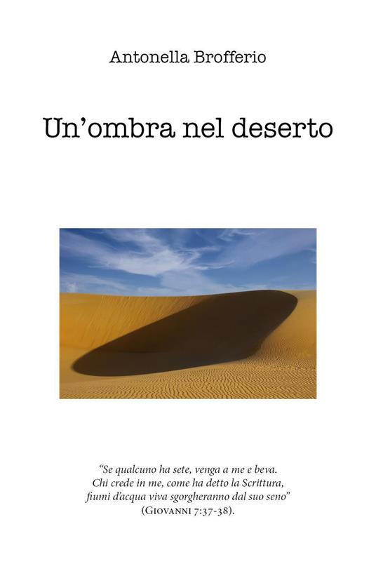 Un'ombra nel deserto - Antonella Brofferio - copertina