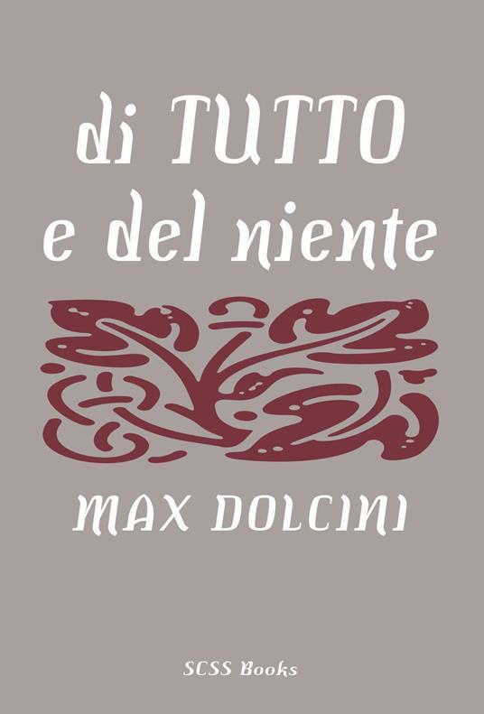 Di tutto e del niente - Max Dolcini - copertina