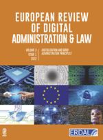 European review of digital administration & law (2022). Vol. 3