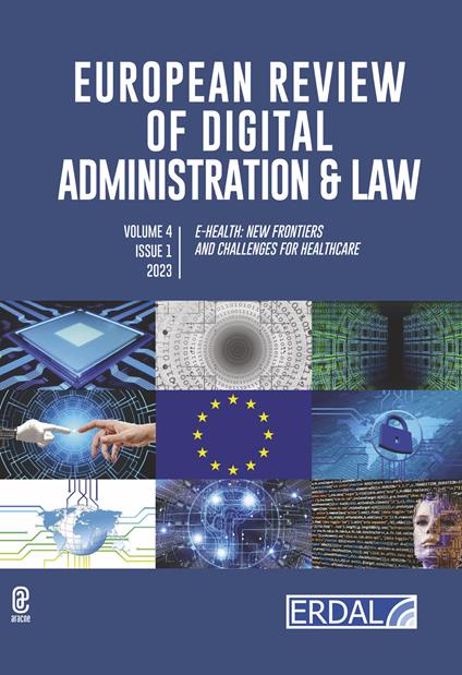 European review of digital administration & law. Vol. 6 - copertina