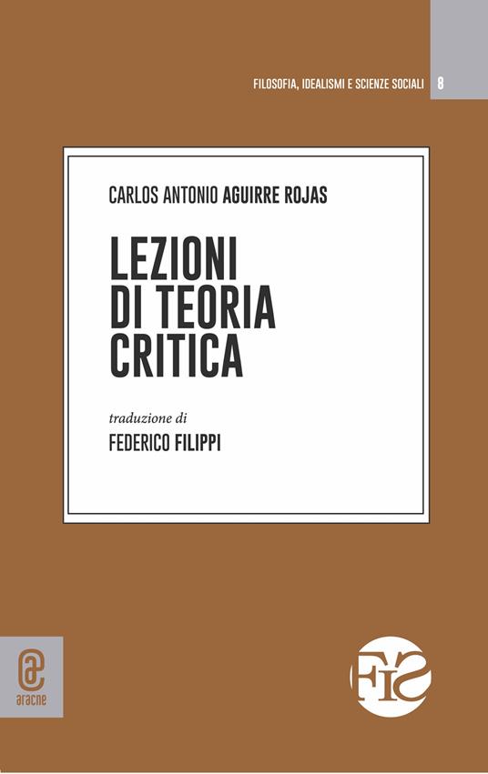 Lezioni di teoria critica - Carlos Antonio Aguirre Rojas - copertina