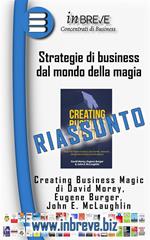 Strategie di business dal mondo della magia - Creating Business Magic di David Morey, Eugene Burger, John E. McLaughlin