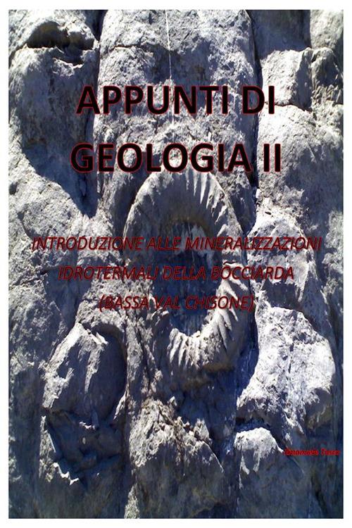 Appunti di geologia II. Introduzione alle mineralizzazioni idrotermali della Bocciarda - Emanuele Tosco - ebook