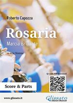 Rosaria. Marcia brillante per banda. Partitura e parti