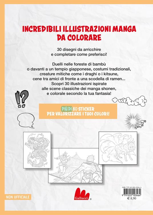 Colora i manga. Con sticker. Con sticker - Claudio Avella - 4