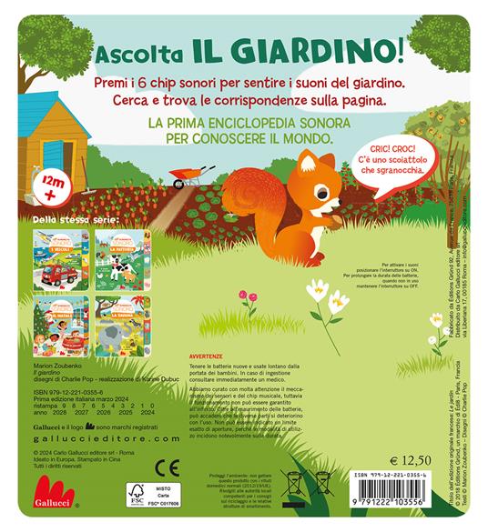 Il giardino. Il mio piccolo almanacco sonoro. Ediz. a colori - Marion Zoubenko - 3