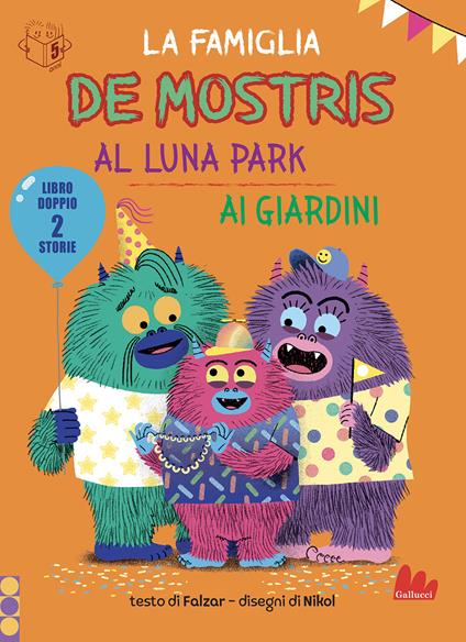 La famiglia De mostris al luna park. Ai giardini. Ediz. a colori - Falzar - copertina