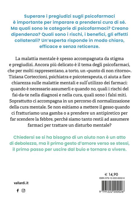 Ho bisogno di una pillola? Psicofarmaci: quando sono necessari e quando no, tipi di trattamento, falsi miti. Una psichiatra spiega come e perché uscire dal buio è possibile - Tiziana Corteccioni - 4