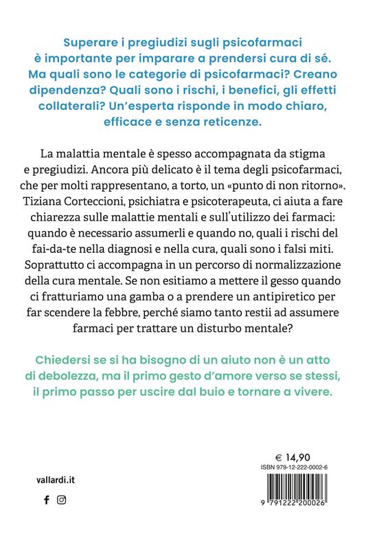 Ho bisogno di una pillola? Psicofarmaci: quando sono necessari e quando no, tipi di trattamento, falsi miti. Una psichiatra spiega come e perché uscire dal buio è possibile - Tiziana Corteccioni - 4