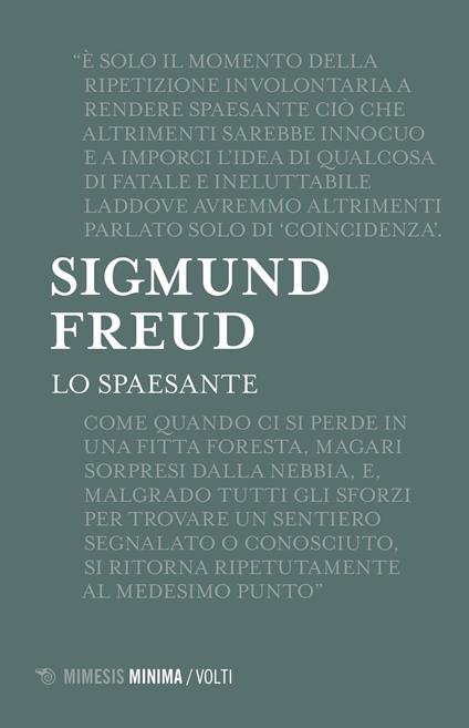 Lo spaesante. Testo tedesco a fronte - Sigmund Freud - copertina