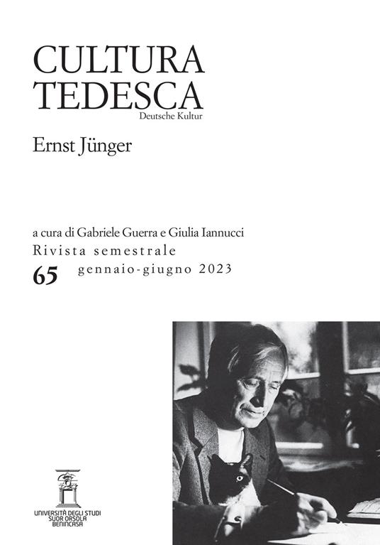 Cultura tedesca (2023). Vol. 65: Ernst Jünger - copertina