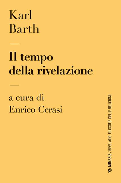 Il tempo della rivelazione - Karl Barth - copertina