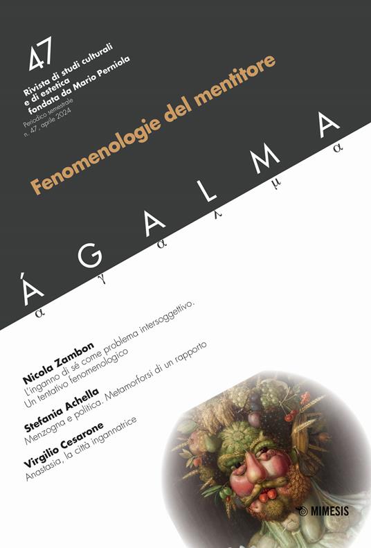 Agalma. Vol. 47: Fenomenologie del mentitore - copertina