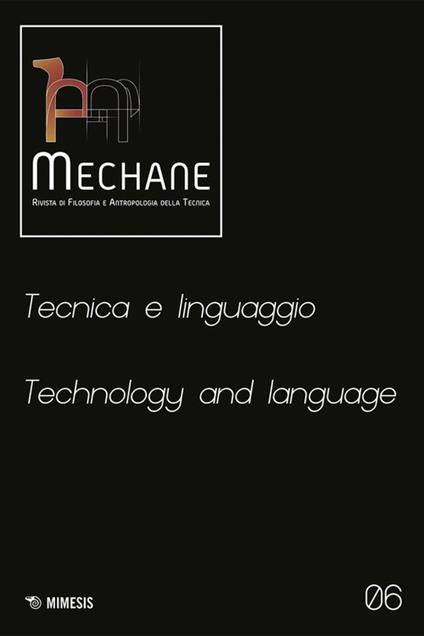 Mechane. Vol. 6: Tecnica e linguaggio - copertina