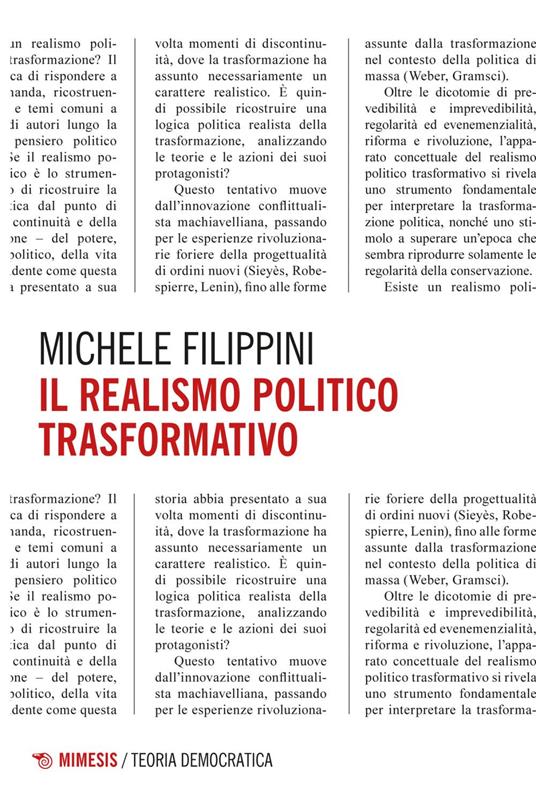 Il realismo politico trasformativo - Michele Filippini - ebook