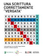 Una scrittura correttamente «vergata»