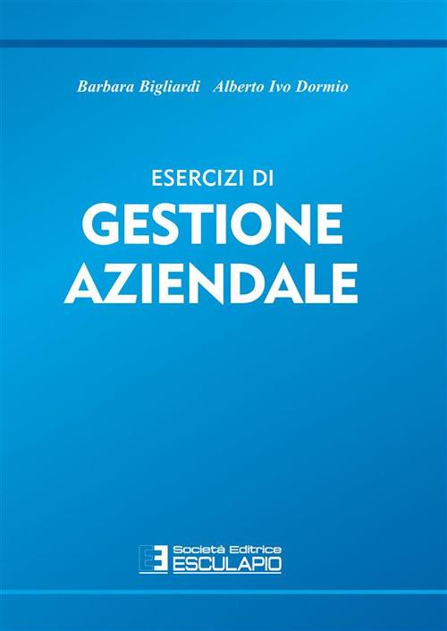 Esercizi di gestione aziendale - Barbara Bigliardi,Alberto I. Dormio - ebook