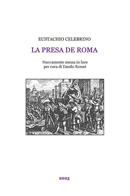 La presa de Roma - Eustachio Celebrino - copertina