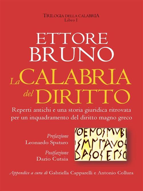 La Calabria del diritto. Reperti antichi e una storia giuridica ritrovata per un inquadramento del diritto magno greco. Trilogia della Calabria. Vol. 1 - Ettore Bruno - ebook