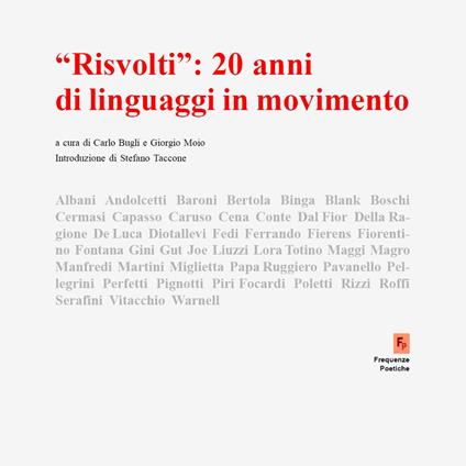 «Risvolti»: 20 anni li linguaggi in movimento. Catalogo della mostra (Napoli, 13-28 febbraio 2024) - copertina