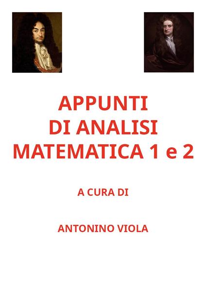 Appunti di analisi matematica. Vol. 1-2 - copertina