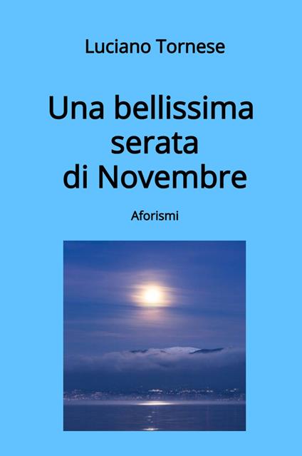 Una bellissima serata di novembre - Luciano Tornese - copertina