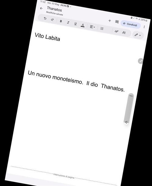 Un nuovo monoteismo. Il dio Thanatos - Vito Labita - ebook