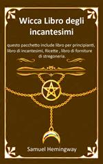 Wicca libro degli incantesimi. Questo pacchetto include libro per principianti, libro di incantesimi, ricette , libro di forniture di stregoneria