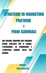 Strategie di marketing pratiche e piani aziendali che include campioni che possono essere utilizzati per il lancio, l'espansione, la promozione e l'eventuale vendita della tua azienda