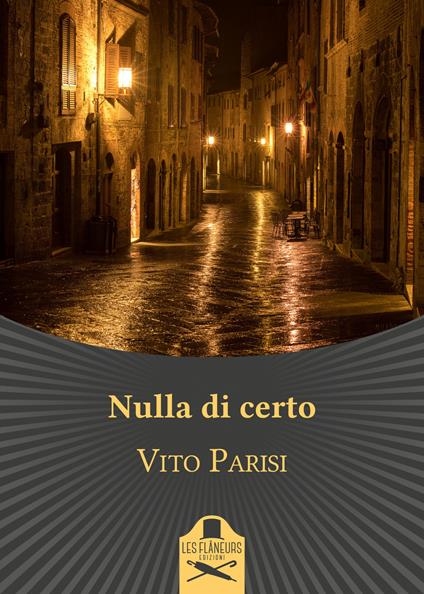 Nulla di certo - Vito Parisi - copertina