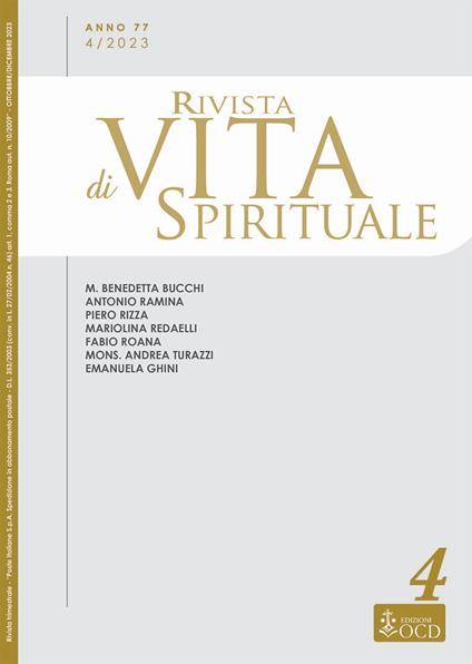 Rivista di vita spirituale (2023). Vol. 4 - copertina