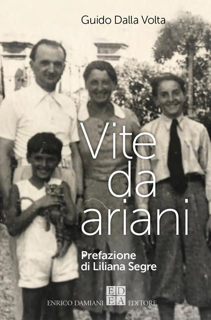 Vite da ariani - Guido Dalla Volta - copertina