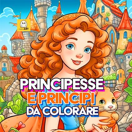 Principesse e principi da colorare. Ediz. illustrata. Con QR Code - copertina