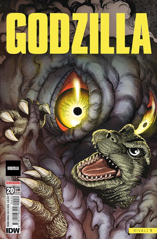 Godzilla. Vol. 20: Rivali 1 - Jason Ciaramella,Tracy Marsh,Eric Powell - copertina