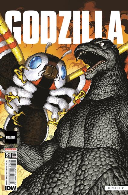 Godzilla. Vol. 21: Rivali 2 - Jason Ciaramella,Tracy Marsh,Eric Powell - copertina