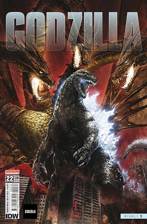 Godzilla. Vol. 22: Rivali 3 - Jason Ciaramella,Tracy Marsh,Eric Powell - copertina