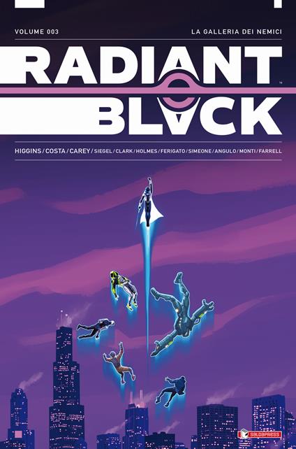 Radiant Black. Vol. 3: La galleria dei nemici - Kyle Higgins - copertina