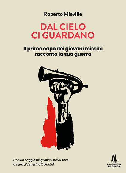 Dal cielo ci guardano. Il primo capo dei giovani missini racconta la sua guerra - Roberto Mieville - copertina