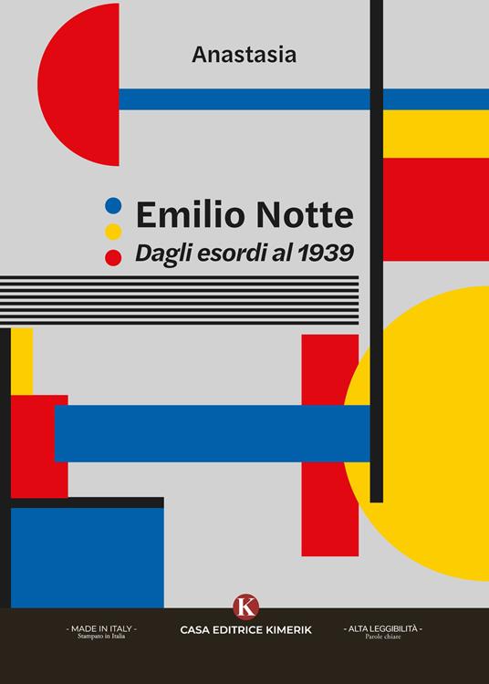 Emilio Notte. Dagli esordi al 1939 - Anastasia - copertina