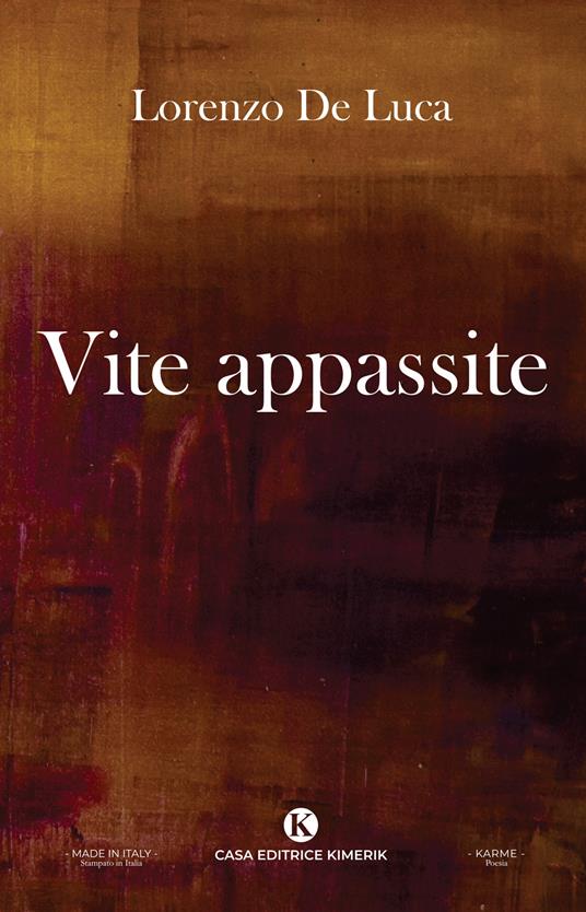 Vite appassite - Lorenzo De Luca - copertina