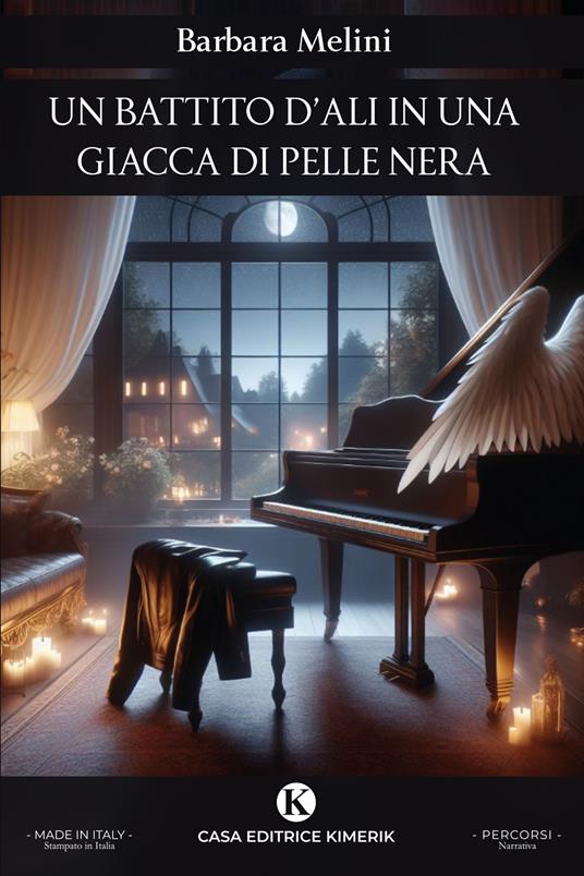 Un battito d'ali in una giacca di pelle nera - Barbara Melini - copertina