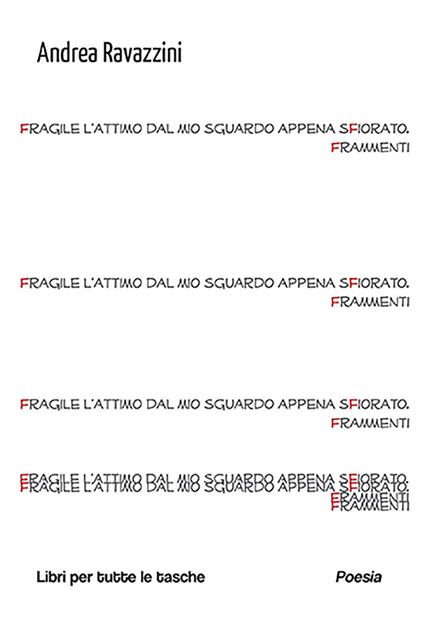 Fragile l'attimo dal mio sguardo appena sfiorato. Frammenti - Andrea Ravazzini - copertina