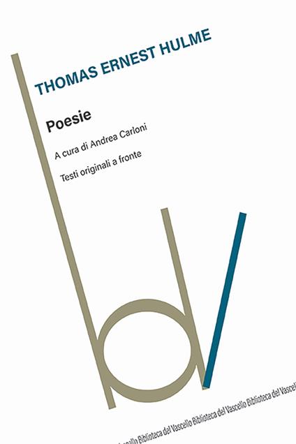 Poesie - Thomas Ernest Hulme - copertina