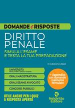  Domande e risposte diritto penale. Simula l'esame e testa la tua preparazione