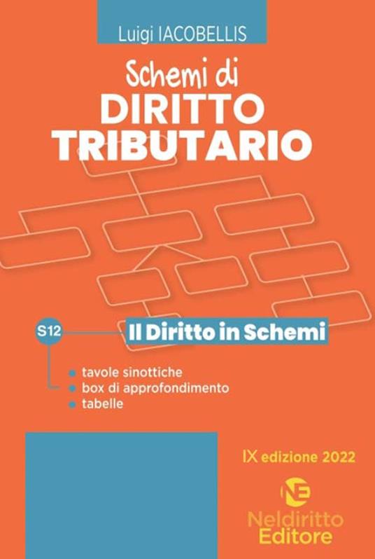 Schemi di diritto tributario. Nuova ediz. - Luigi Iacobellis - copertina