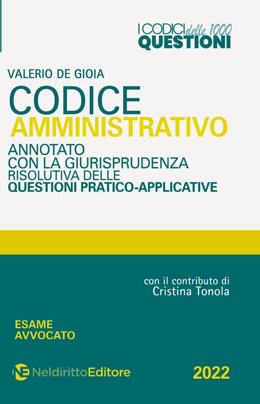 Codice 1000 questioni. Codice amministrativo annotato con la giurisprudenza risolutiva delle questioni pratico-applicative - copertina