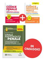 Codice penale e delle leggi penali speciali-Codice di procedura penale e leggi speciali-Orale rafforzato di penale. Kit Must have. Nuova ediz.