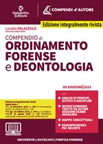 Compendio di ordinamento forense e deontologia